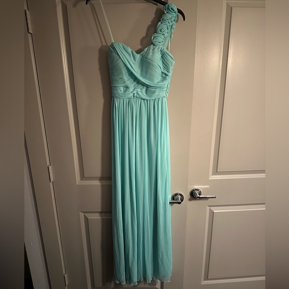 As U Wish Wrap Over Maxi Dress Color mint